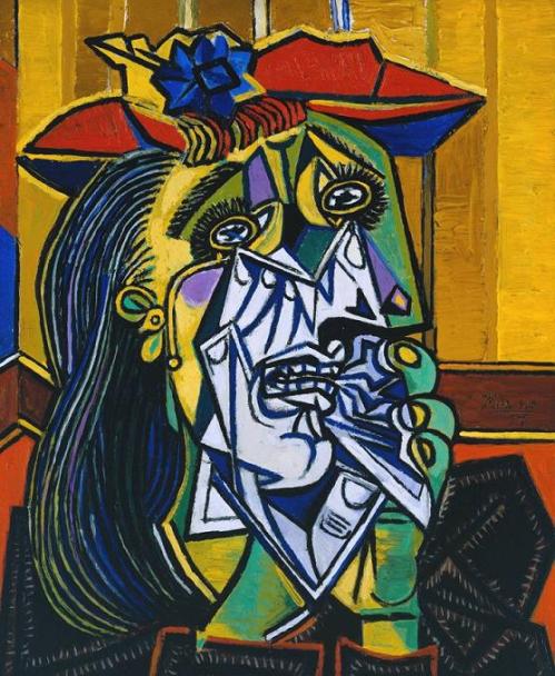 Weeping Woman 1937 Pablo Picasso 1881-1973 Accepted by HM Government in lieu of tax with additional payment (Grant-in-Aid) made with assistance from the National Heritage Memorial Fund, the Art Fund and the Friends of the Tate Gallery 1987 http://www.tate.org.uk/art/work/T05010